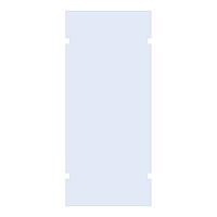 BRAUER Wand 100 helder glas tweezijdige uitsparingen