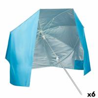 Parasol Aktive Blauw 200 x 185 x 200 cm (6 Stuks)