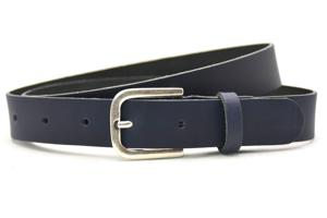 Timbelt Fashion Leren Riem 3 cm Navy