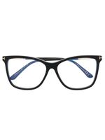 TOM FORD Eyewear lunettes de vue à monture d'inspiration wayfarer - Noir