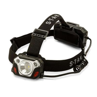 Hoofdlamp met ledlamp, oplaadbaar en verstelbaar Stak 10 W 1200 Lm