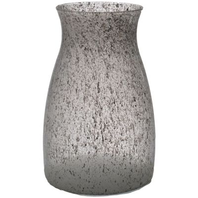 Bloemenvaas Julia - lichtgrijs graniet - glas - D10 x H20 cm Bloemenvaas Julia - lichtgrijs graniet - glas - D10 x H20 cm