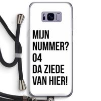 Da ziede van hier: Samsung Galaxy S8 Plus Transparant Hoesje met koord