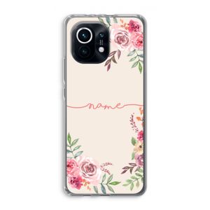 Rozen: Xiaomi Mi 11 Transparant Hoesje