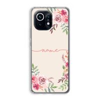 Rozen: Xiaomi Mi 11 Transparant Hoesje