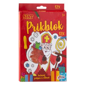 Grafix Sinterklaas Prikblok met 12 sheets