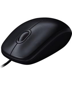 Logitech M100 - Bedrade Muis - USB - Plug & Play - Zwart