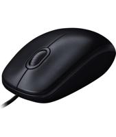 Logitech M100 - Bedrade Muis - USB - Plug & Play - Zwart