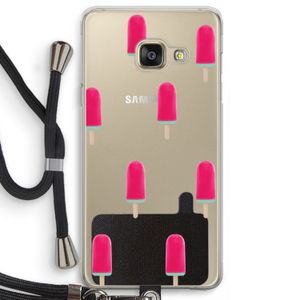 Waterijsje: Samsung Galaxy A3 (2016) Transparant Hoesje met koord