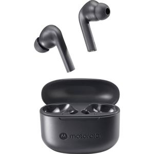 Motorola MOTO BUDS 065 In Ear headset Bluetooth Stereo Zwart Ruisonderdrukking (microfoon) Headset, Oplaadbox, Mono, Bestand tegen zweet, Touchbesturing