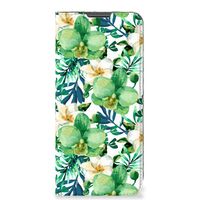 Motorola Moto G22 Smart Cover Orchidee Groen - thumbnail