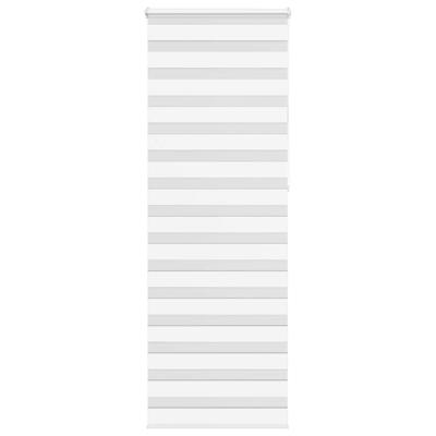 VidaXL Zebra rolgordijn 70x230 cm stofbreedte 65,9 cm polyester wit
