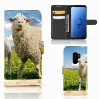 Samsung Galaxy S9 Plus | Telefoonhoesje | Met pasjeshouder | Schaap en Lammetje