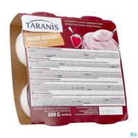 Taranis Pause Dessert Aardbeien 4x125g