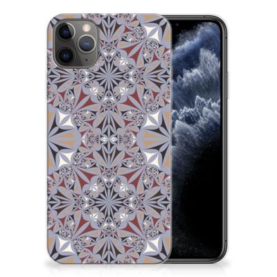 Apple iPhone 11 Pro Max | TPU | Siliconen hoesje | Flower Tiles