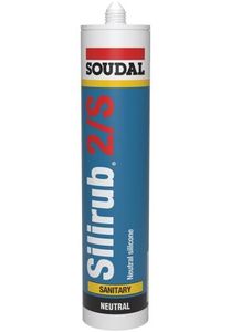 Soudal Silirub 2S | Sanitairkit | Grijs | 300 ml  - 104846