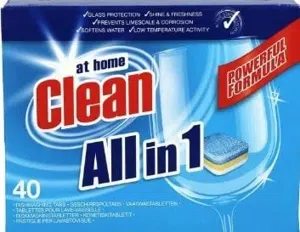 At Home Clean Vaatwastabletten All in 1 - 40 tabs
