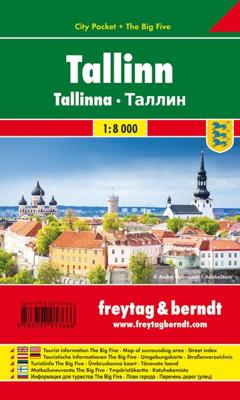 Stadsplattegrond City Pocket Tallinn - Tallin | Freytag & Berndt Stadsplattegrond City Pocket Tallinn - Tallin | Freytag & Berndt
