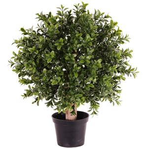 Buxus bol kunstplant op stam - H34 x D25 cm - UV-bestendig