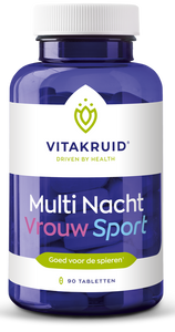 Vitakruid Multi Nacht Vrouw Sport Tabletten