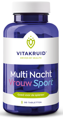 Vitakruid Multi Nacht Vrouw Sport 100% Vegan 90