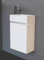 Fonteinkast Trendline L/R Hoogglans Wit