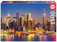 Educa Manhattan at Night Legpuzzel 1500 stuk(s) Stad