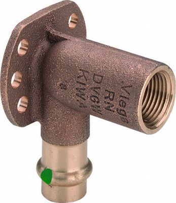 Viega Profipress muurplaat 22x1/2", brons