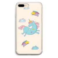 Vliegende eenhoorn: iPhone 7 Plus Transparant Hoesje