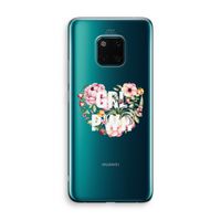 GRL PWR Flower: Huawei Mate 20 Pro Transparant Hoesje