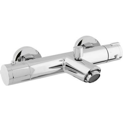 Go by Van Marcke Move Badmengkraan - thermostatisch - waterbesparend - hartafstand 15cm - veiligheidsblokkering - keramische schijven - rozetten - S-koppelingen - chroom 8040-03