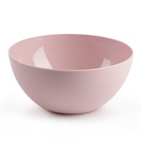 Plasticforte kommetjes/schaaltjes - dessert/ontbijt - kunststof - D17 x H8 cm - roze - Kommetjes - thumbnail