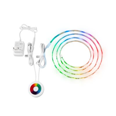 BundelDEAL ! 2x LIFE+ S85370 RGB LED strip | 2 meter lang | RGB-lichtkleur | dimbaar | Levensduur van de lamp tot 25.000 uur
