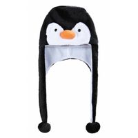 Pinguin muts voor volwassenen - Verkleedhoofddeksels - thumbnail