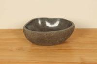 Waskom riviersteen RS020305, 36x30x15 cm