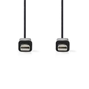 Mini-DisplayPort-Kabel | Mini-DisplayPort Male - Mini-DisplayPort Male | 1,0 m | Zwart