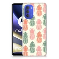 Motorola Moto G51 5G Siliconen Case Ananas - thumbnail