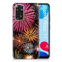 Xiaomi Redmi 10 | Redmi Note 11 4G Silicone Back Cover Vuurwerk - thumbnail