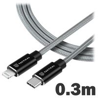 Tactische Fast Rope Oplaadkabel - USB-C/Lightning - 0.3m - thumbnail