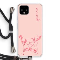 Best Friends: Pixel 4 Transparant Hoesje met koord