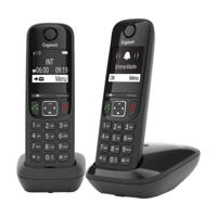 Draadloze telefoon Gigaset AS690 Duo Zwart