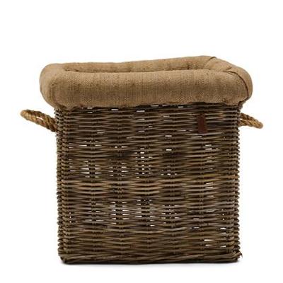 Riviera Maison Opbergmand Naturel - Log - Rattan (LxBxH) 59x71x59