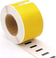 Huismerk Label Tape voor Dymo 99012 | 89 x 36 mm | S0722400 - Geel - 260 Etiketten per Rol - 1 Rol