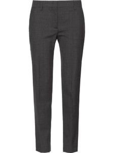 Prada pantalon de tailleur crop - Gris