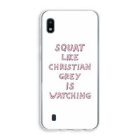 Christian Grey: Samsung Galaxy A10 Transparant Hoesje
