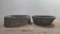 Waschschale Natur Satz RM250347AB, 48x36x15 cm
