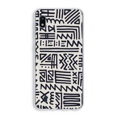 Marrakech print: Samsung Galaxy A10 Transparant Hoesje