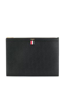 Thom Browne pochette à bande tricolore - Noir