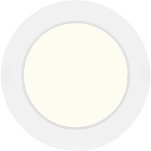 LED Downlight Pro - Aigi Trinko - Opbouw Rond 6W - Natuurlijk Wit 4000K - Mat Wit - Kunststof