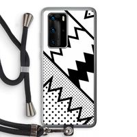 Pop Art #5: Huawei P40 Pro Transparant Hoesje met koord